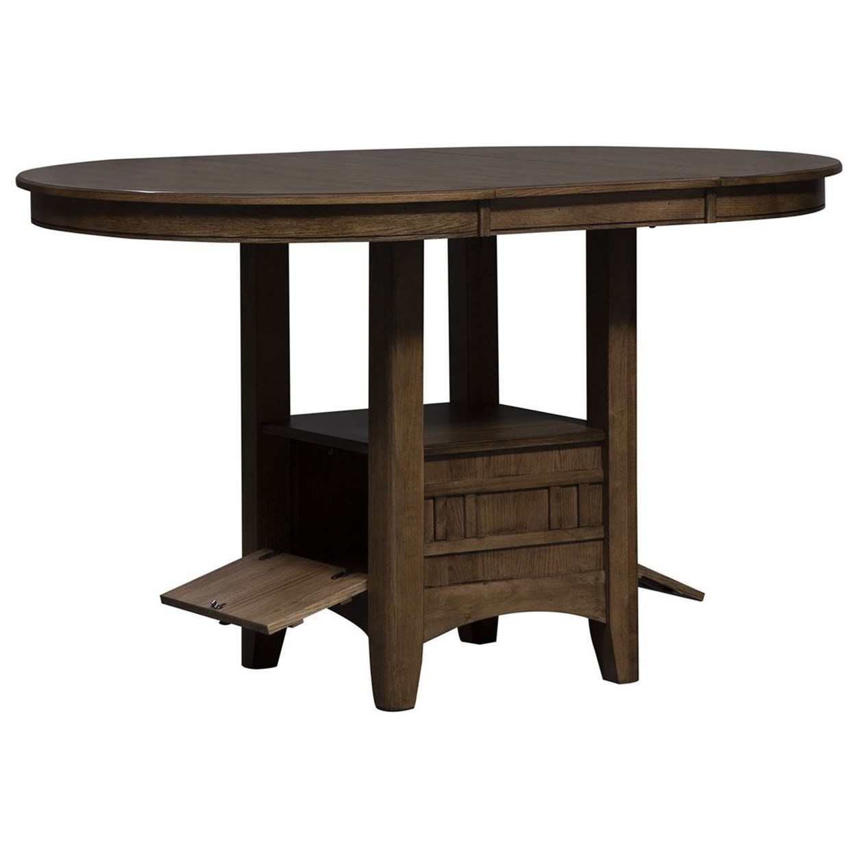 Mission style top pub table
